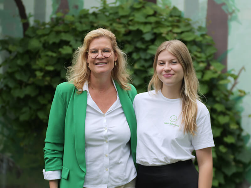 Olivia und Yvonne von Kids Kitchen Catering